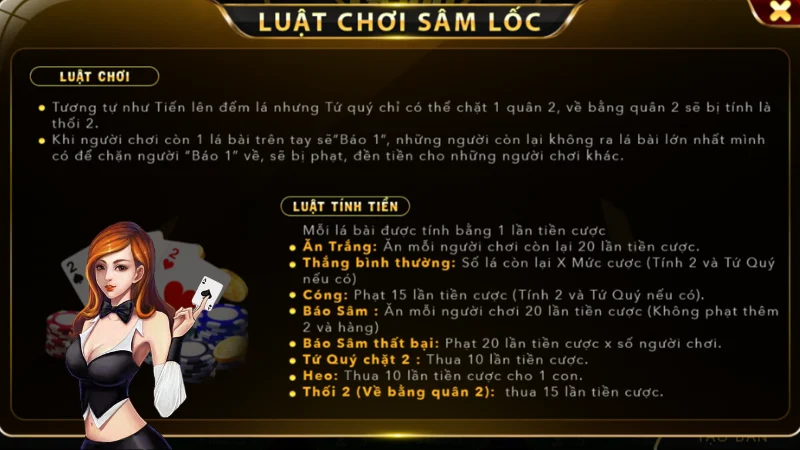 Luật chơi Sâm Go789 dễ hiểu, thắng lớn ngay lần đầu tiên