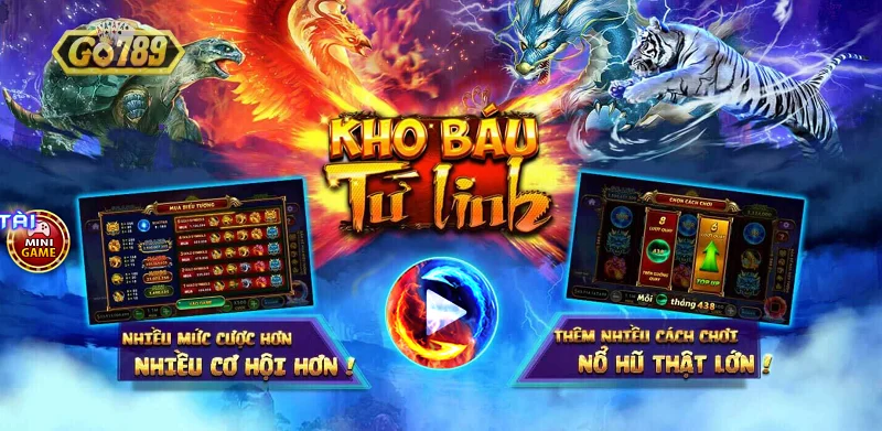 Tìm hiểu về game Kho Báu Tứ Linh Go789